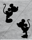 Marškinėliai Poroms Mickey Minnie